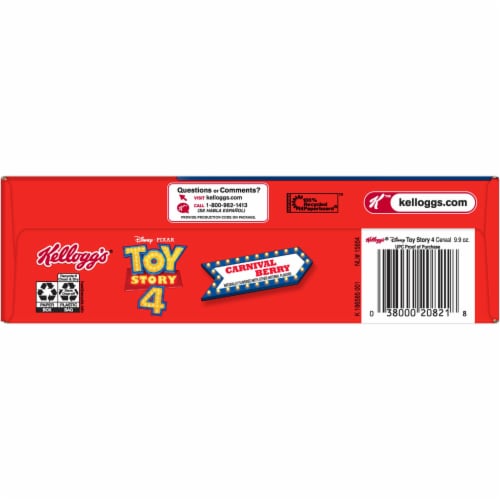 Kellogg's Toy Story 4 Carnival Berry Cereal Perspective: bottom