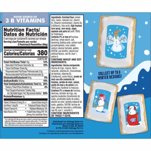 Pop-Tarts® Frosted Sugar Cookie Toaster Pastries Perspective: bottom