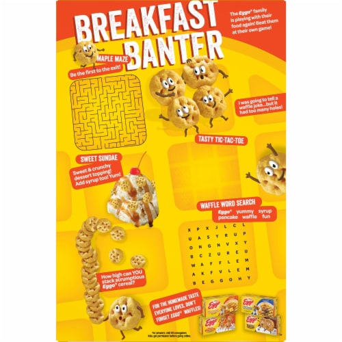 Kellogg's® Eggo Maple Flavored Homestyle Waffle Cereal Perspective: bottom