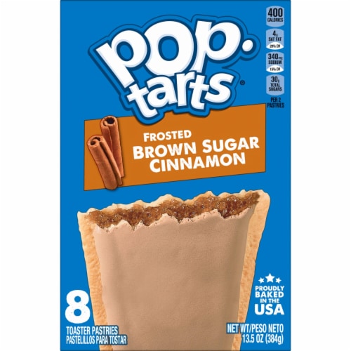 Pop-Tarts Frosted Brown Sugar Cinnamon Toaster Pastries Perspective: bottom