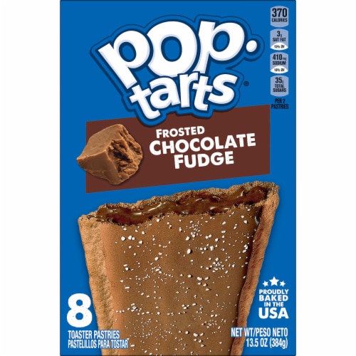 Pop-Tarts Frosted Chocolate Fudge Toaster Pastries Perspective: bottom