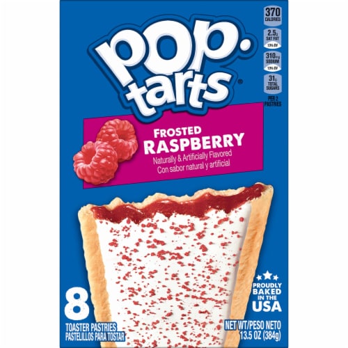 Pop-Tarts Frosted Raspberry Toaster Pastries Perspective: bottom