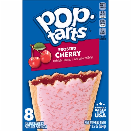Kellogg's Pop-Tarts Frosted Cherry Toaster Pastries Perspective: bottom