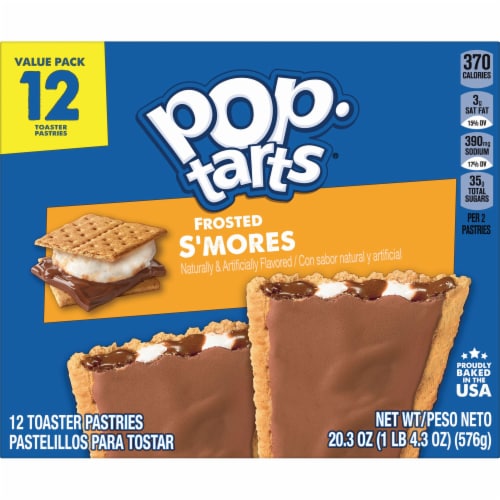 Pop-Tarts Frosted S'mores Toaster Pastries Perspective: bottom