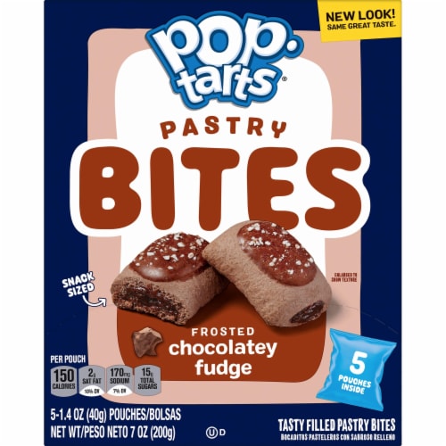 Pop-Tarts® Frosted Chocolatey Fudge Baked Pastry Bites Perspective: bottom