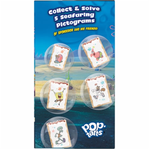 SpongeBob SquarePants Pop-Tarts Breakfast Toaster Pastries Sea Berry Perspective: bottom