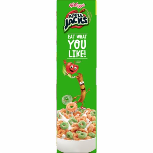 Kellogg's Apple Jacks Original Cold Breakfast Cereal Giant Size Perspective: bottom