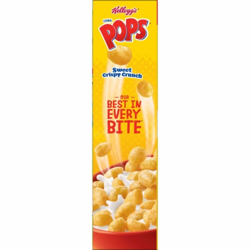 Kellogg's Corn Pops Original Cold Breakfast Cereal Giant Size Perspective: bottom