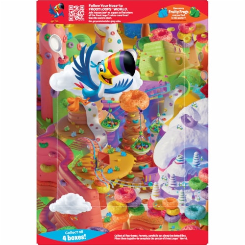 Kellogg's Froot Loops Original Cold Breakfast Cereal, 27 oz 