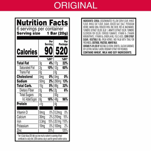 Kellogg's Froot Loops Original Cereal Bars Perspective: bottom