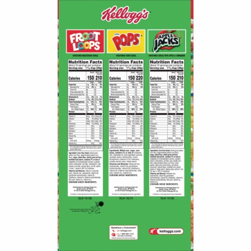 Kellogg's® Variety Pack Bag Cereal Perspective: bottom