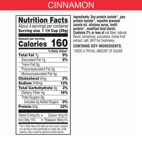 Kellogg's® Special K Zero Cinnamon Cereal Perspective: bottom