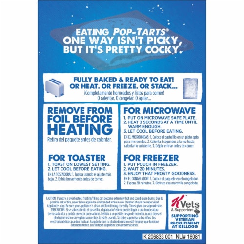 Pop-Tarts Frosted Crisp Apple Toaster Pastries Value Pack Perspective: bottom