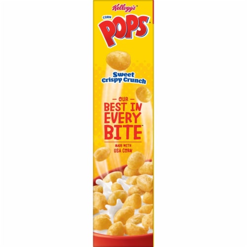 Kellogg's Corn Pops Original Cold Breakfast Cereal Large Size Perspective: bottom