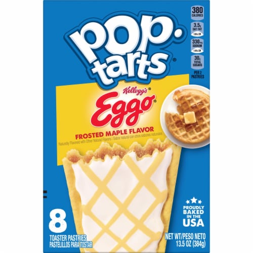 Pop-Tarts Eggo Frosted Maple Flavor Toaster Pastries Perspective: bottom