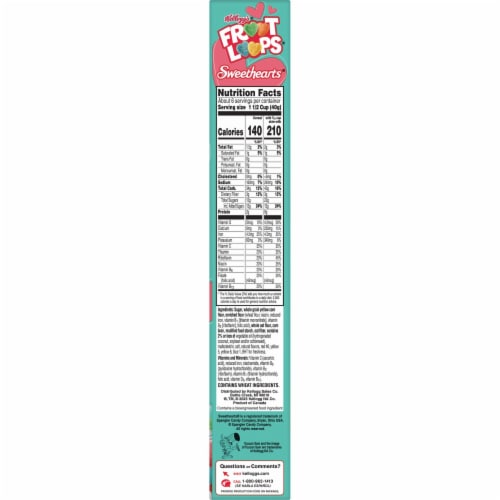 Kellogg's® Froot Loops Sweethearts Original Cereal Perspective: bottom