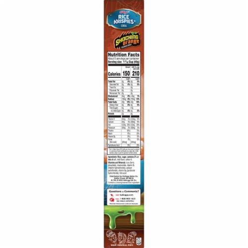 Kellogg's® Rice Krispies Shocking Orange Halloween Cereal Perspective: bottom