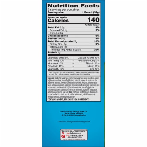 Nutri-Grain® Bites Chocolatey Banana Mini Breakfast Bars Perspective: bottom
