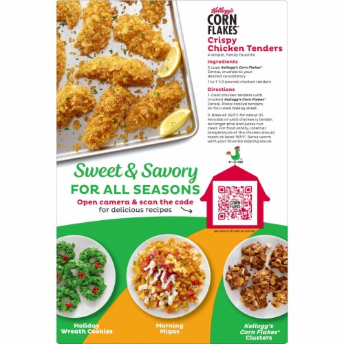 Kellogg's® Corn Flakes Cereal Perspective: bottom
