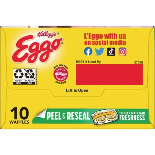 Kellogg's® Eggo® The Mandalorian Galactic Homestyle Waffles Perspective: bottom