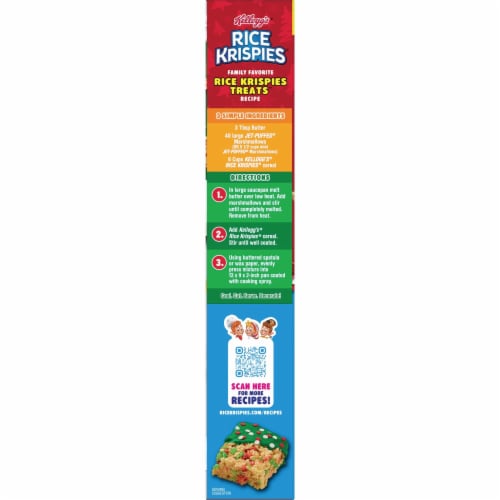 Kellogg's® Rice Krispies Original with Holiday Colors Breakfast Cereal Perspective: bottom