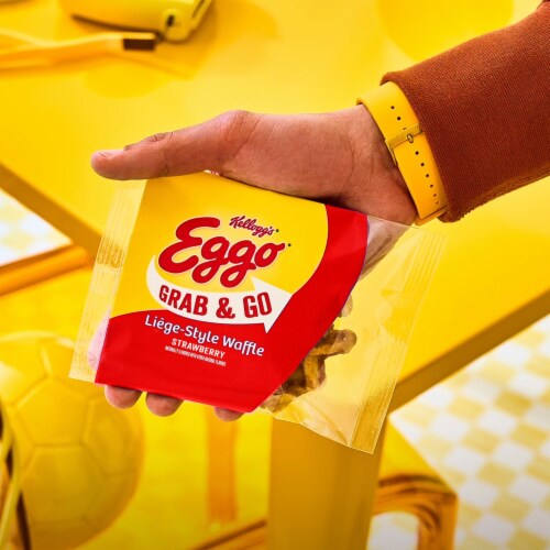 Eggo® Strawberry Frozen Grab & Go Waffles Perspective: bottom