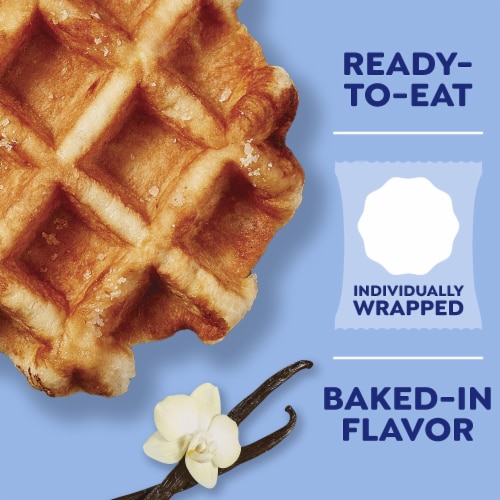 Kellogg's® Eggo® Liege Vanilla Bean Frozen Belgian-Style Street Waffles Perspective: bottom