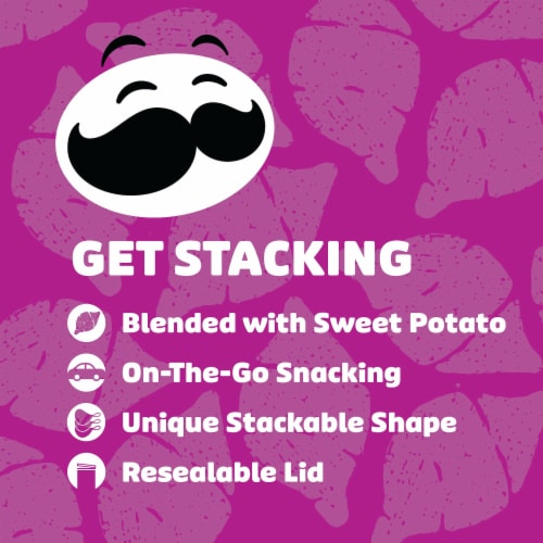 Pringles® Harvest Blends Smoky BBQ Potato Crisps Chips Perspective: bottom