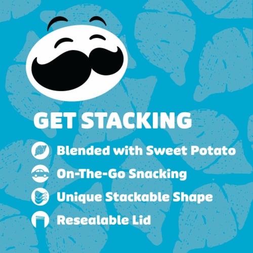 Pringles® Harvest Blends Sea Salt Potato Crisps Chips Perspective: bottom