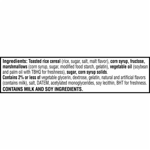 Kellogg's Rice Krispies Treats Homestyle Original Crispy Marshmallow Squares Perspective: bottom