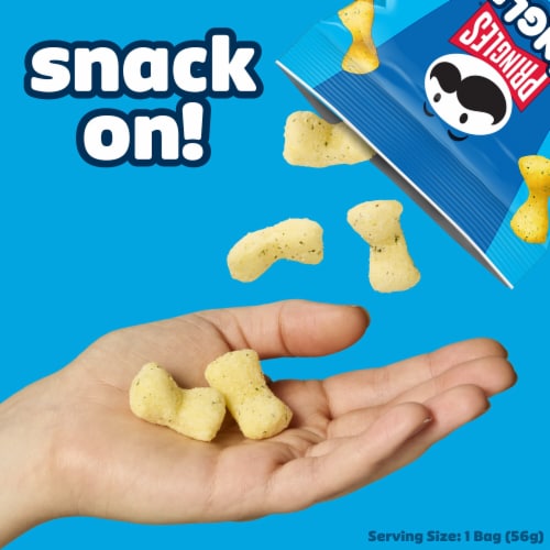 Pringles® Mingles Sharp White Cheddar and Ranch Puffed Snacks Perspective: bottom