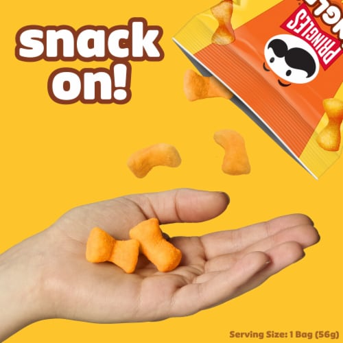 Pringles® Mingles Cheddar and Sour Cream Puffed Snacks Perspective: bottom