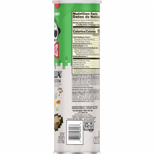 Pringles® Suspicious Stew Potato Crisps Chips Perspective: bottom