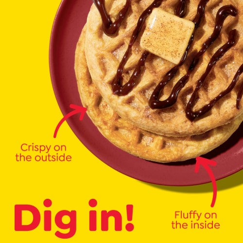 Eggo® Cinnamon Churro Frozen Waffles Perspective: bottom