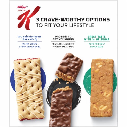 Kellogg's Special K Bar Chocolate Peanut Butter Protein Meal Bars Perspective: bottom
