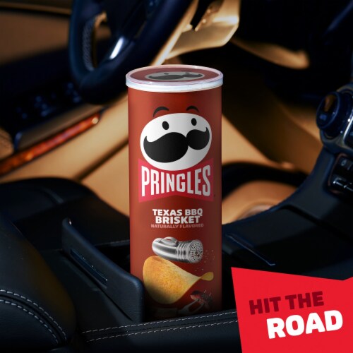 Pringles® Texas BBQ Brisket Potato Chips Crisps Perspective: bottom
