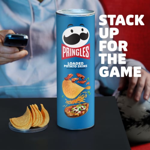 Pringles® Loaded Potato Skins Potato Crisps Chips Perspective: bottom