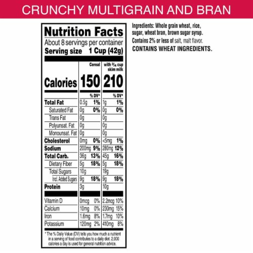Kellogg's® Frosted Bran Original Cereal Perspective: bottom