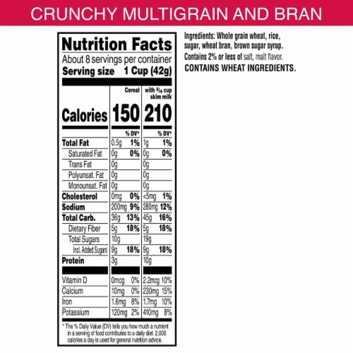 Kellogg's® Frosted Bran Original Cereal Perspective: bottom