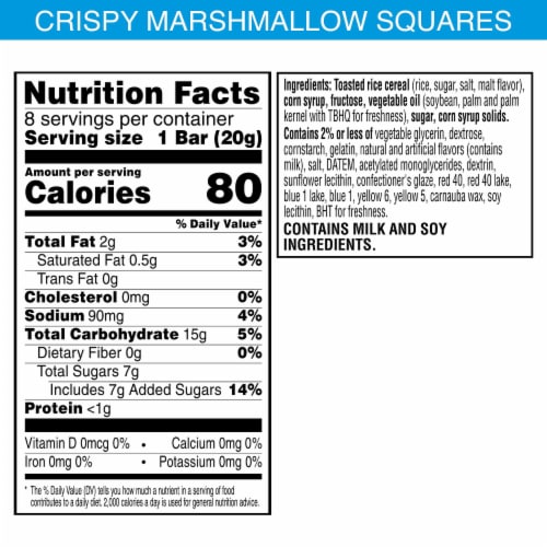 Kellogg's Rice Krispies Treats Sonic and Shadow Sprinkles Crispy Marshmallow Squares Perspective: bottom