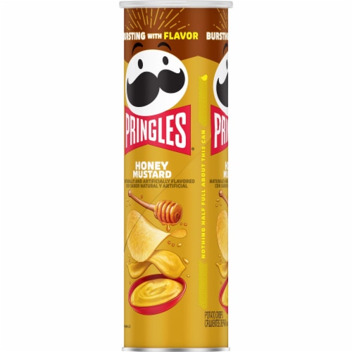 Pringles® Honey Mustard Potato Crisps Chips Perspective: bottom