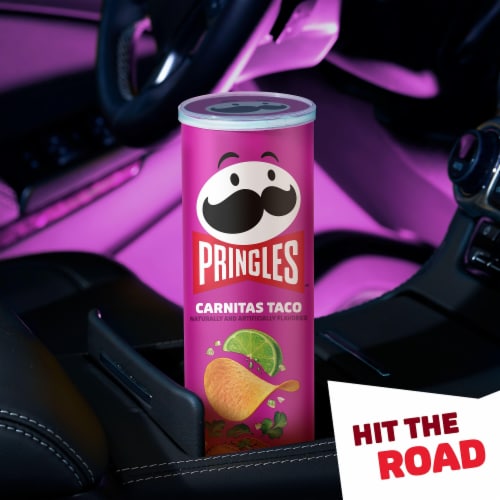 Pringles® Carnitas Taco Potato Crisps Chips Perspective: bottom