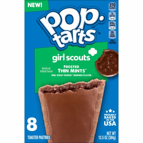 Kellogg's Pop-Tarts Frosted Thin Mints Toaster Pastries Perspective: bottom