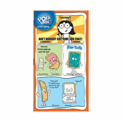 Pop-Tarts Gone Nutty! Breakfast Toaster Pastries Peanut Butter Perspective: bottom