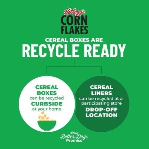 Kellogg's Corn Flakes Original Breakfast Cereal Perspective: bottom