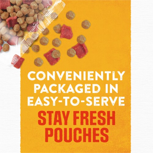 Purina Moist and Meaty Semi-Moist Dog Food Pouches Rise and Shine Awaken Bacon and Egg Perspective: bottom
