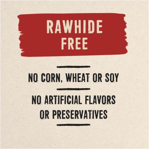 Prime Bones™ Filled Chews with Pasture-Fed Bison Medium Dog Treats Perspective: bottom