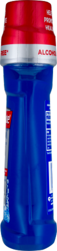 Colgate Peroxyl Mouth Sore Rinse Mild Mint Cleanser Alcohol Free Perspective: bottom