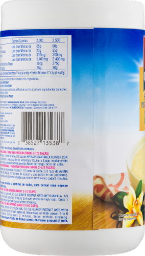 Quaker Avena Vanilla Instant Oats Perspective: bottom
