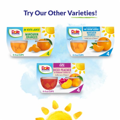 Dole® Fruit Bowls® Peaches & Crème Parfait Cups Perspective: bottom